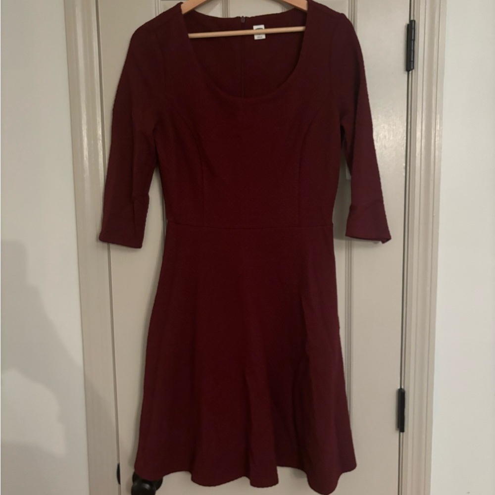 Red Long Sleeve Dress